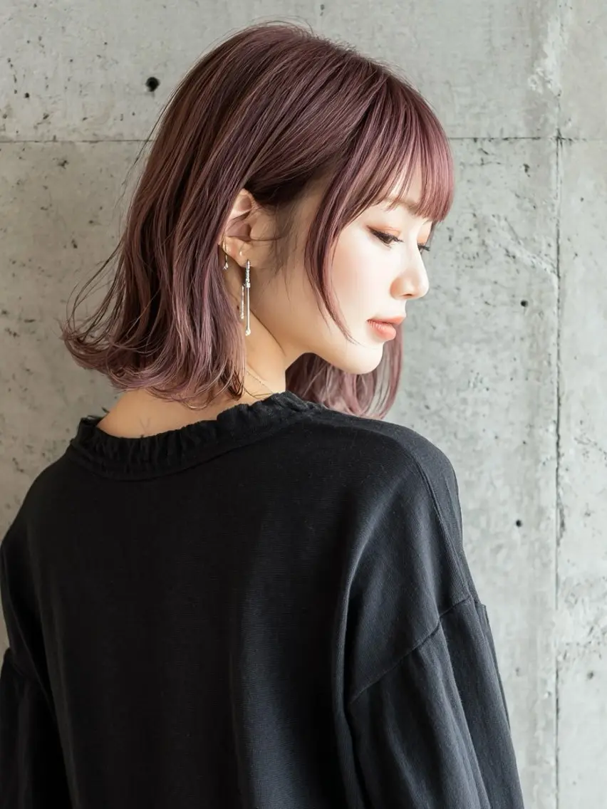 セミロング カラー ヘアカラー トリートメント 池袋/カラー特化🎨 ロング料金なし🩵のヘアスタイル