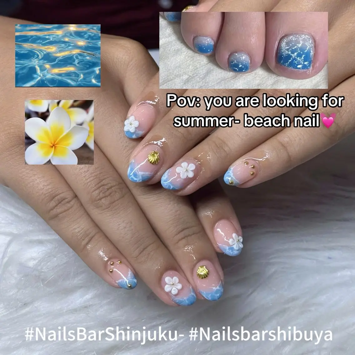 ネイル ボルドー ブラウン チークネイル ドット フットネイル NAILS BAR SHINJUKUのネイルデザイン