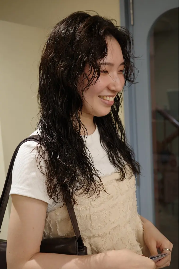ロング カット パーマ トリートメント miwa/ボブパーマ /モードボブのヘアスタイル