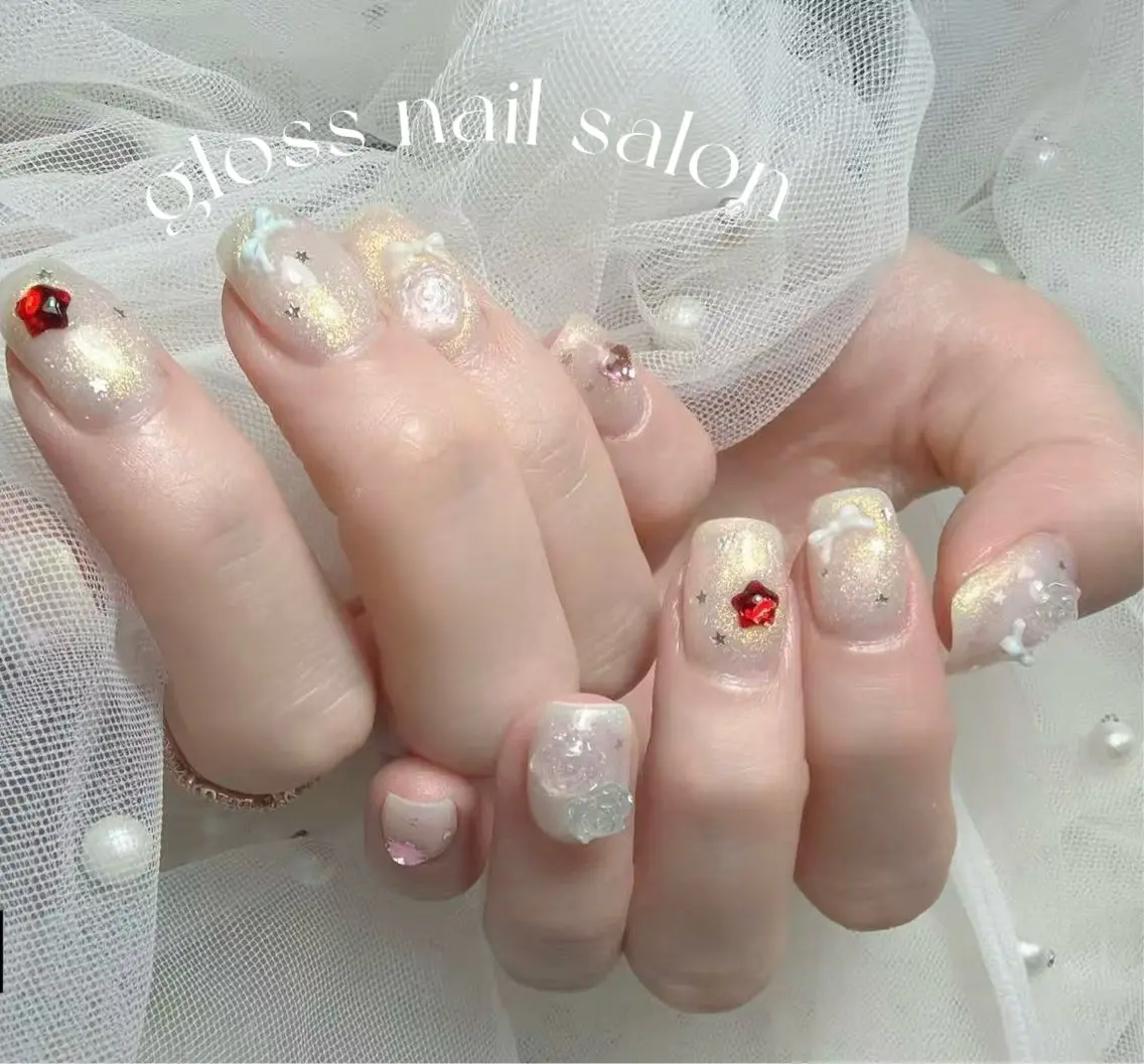 ネイル ゆり🌷 gloss nailのネイルデザイン