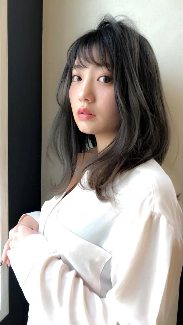 小顔カット+高発色ケアカラー+色持ちトリートメント💖 2回目まで利用可能✨の写真