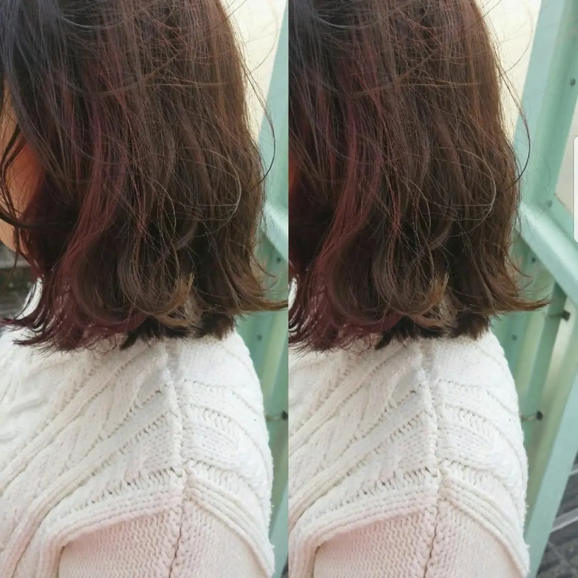 ミディアム 今中 小百合のヘアスタイル
