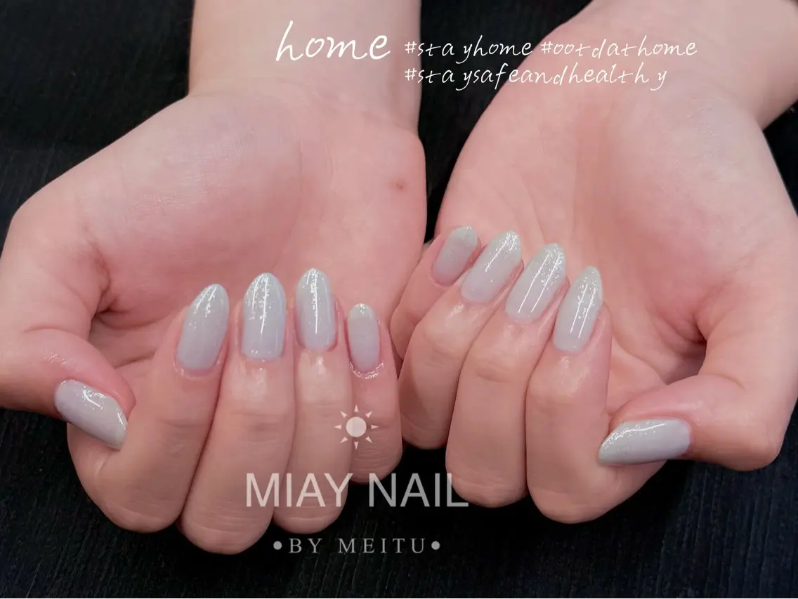 ネイル ハンドネイル 💜MIYA NAIL鶴見店のネイルデザイン