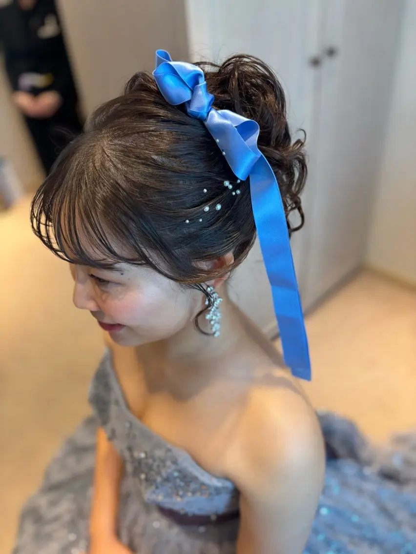 ヘアアレンジ ✨透明感艶カラー ✨💍Yuri💍のヘアスタイル