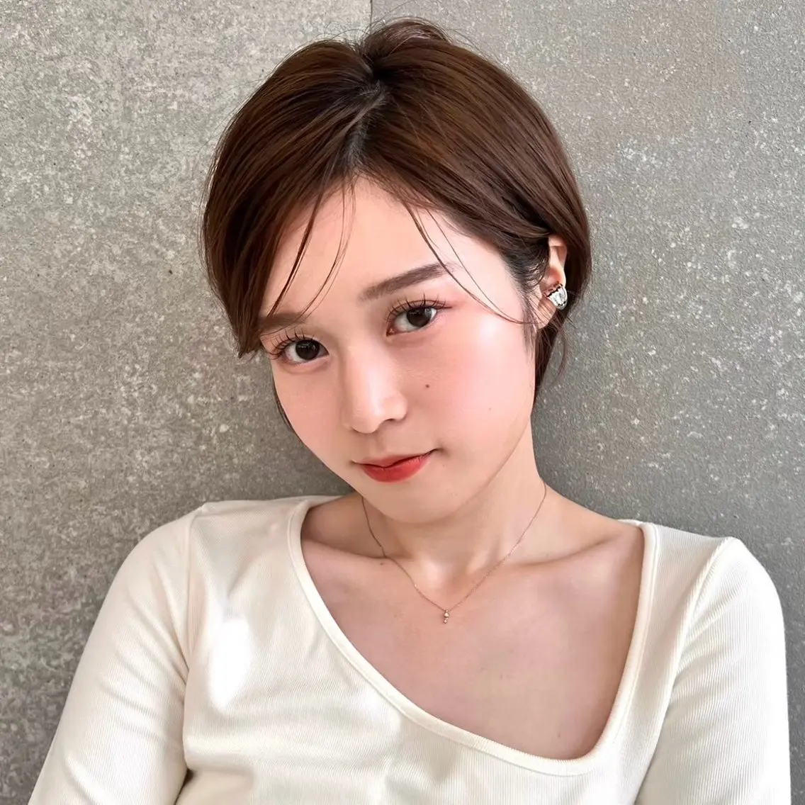ショート カラー カット ヘアカラー トリートメント ❣️縮毛矯正/ボブ /カラー/渡部晃輝のヘアスタイル