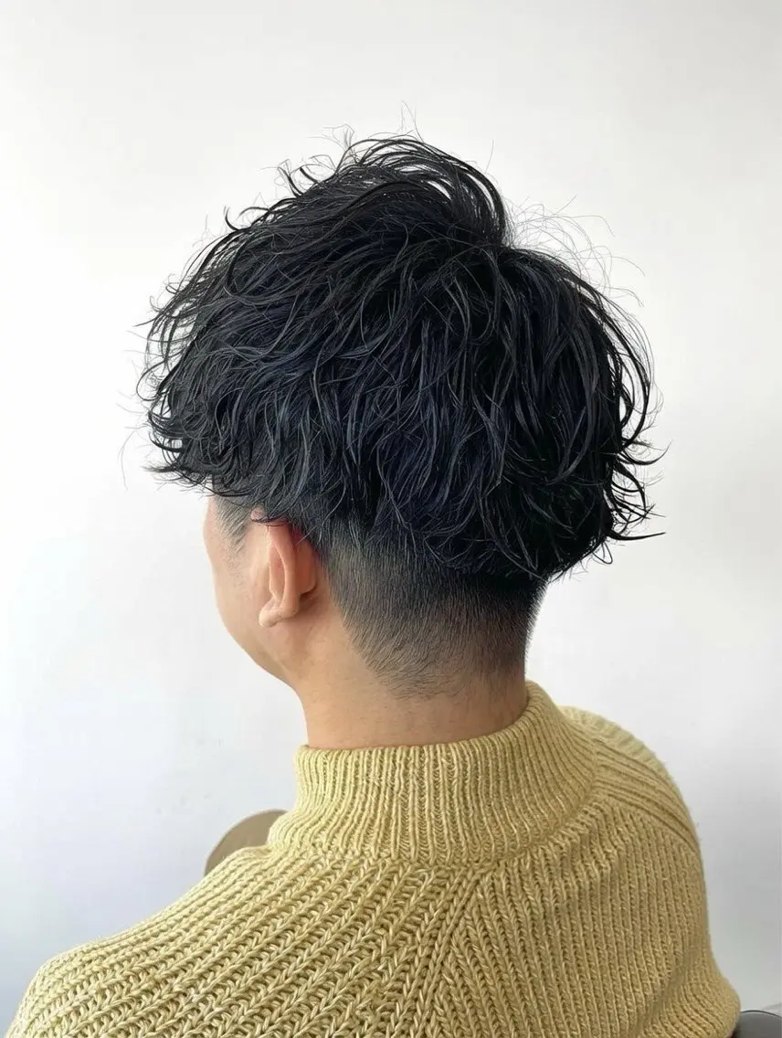 【ご新規様】カット + 波巻きパーマ + トリートメント (メンズカット) ツイスパの写真
