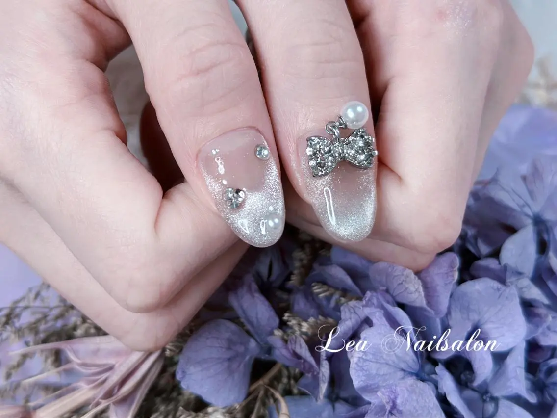セミロング カラー ネイル Le’a NailSalonのネイルデザイン