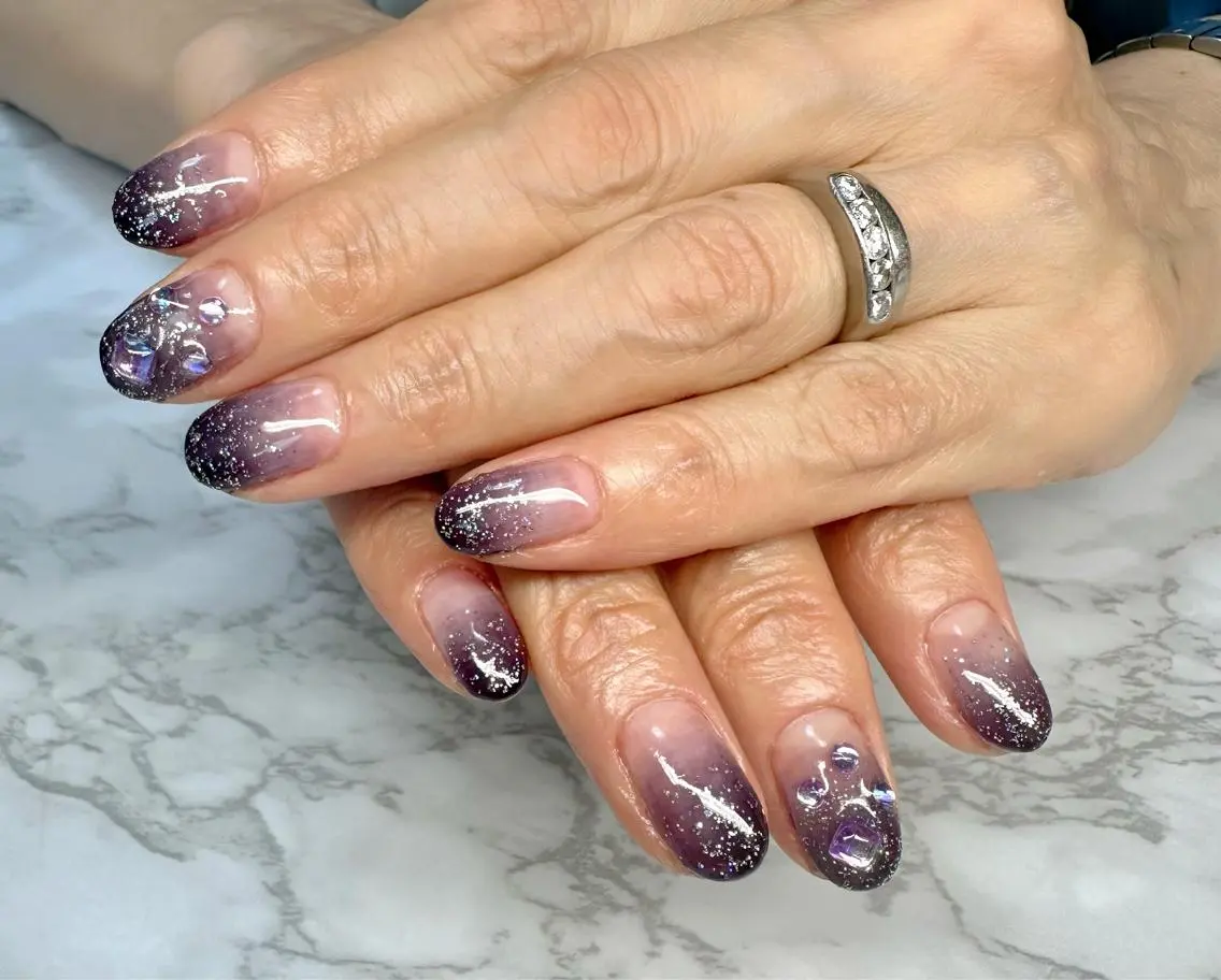 ネイル ラメ(グリッター) ハンドネイル Mai’s nailのネイルデザイン