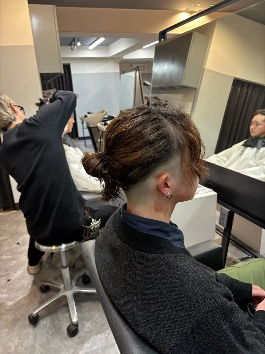ミディアム メンズ フェード期間限定 ブライト木村のヘアスタイル