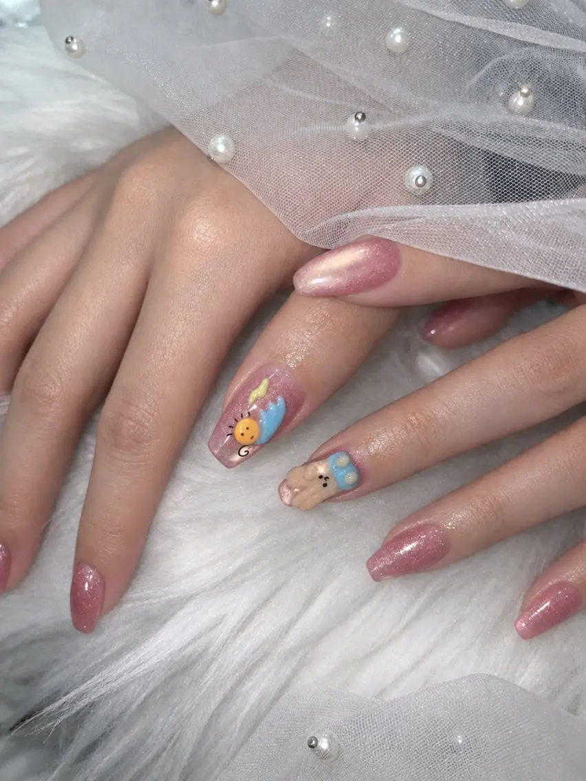 ネイル ハンドネイル Mermaid Nail♡Akariのネイルデザイン