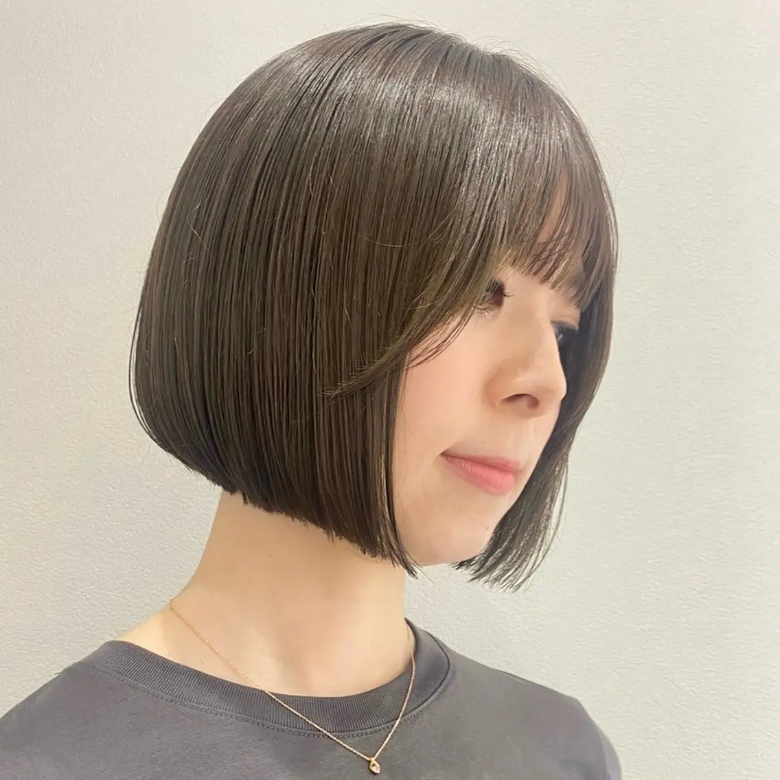 ショート カット ヘアカラー トリートメント 髪質改善/縮毛矯正/ ボブ/店長/水野拓也のヘアスタイル
