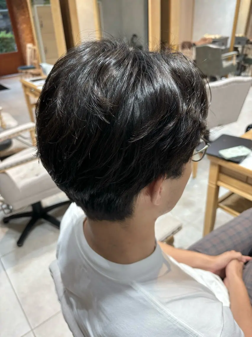 【メンズ限定】カット+パーマ+ベースケアトリートメントの写真