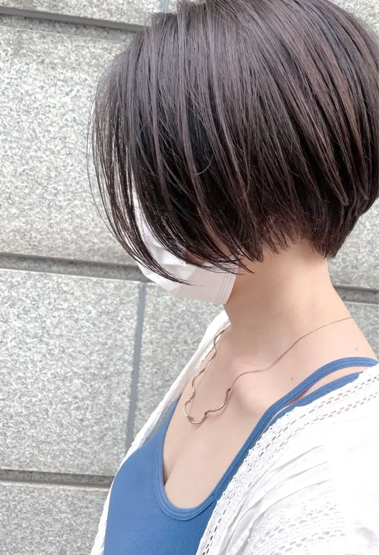 ショート カラー カット ヘアカラー 大人女性ショート専門 tomoのヘアスタイル