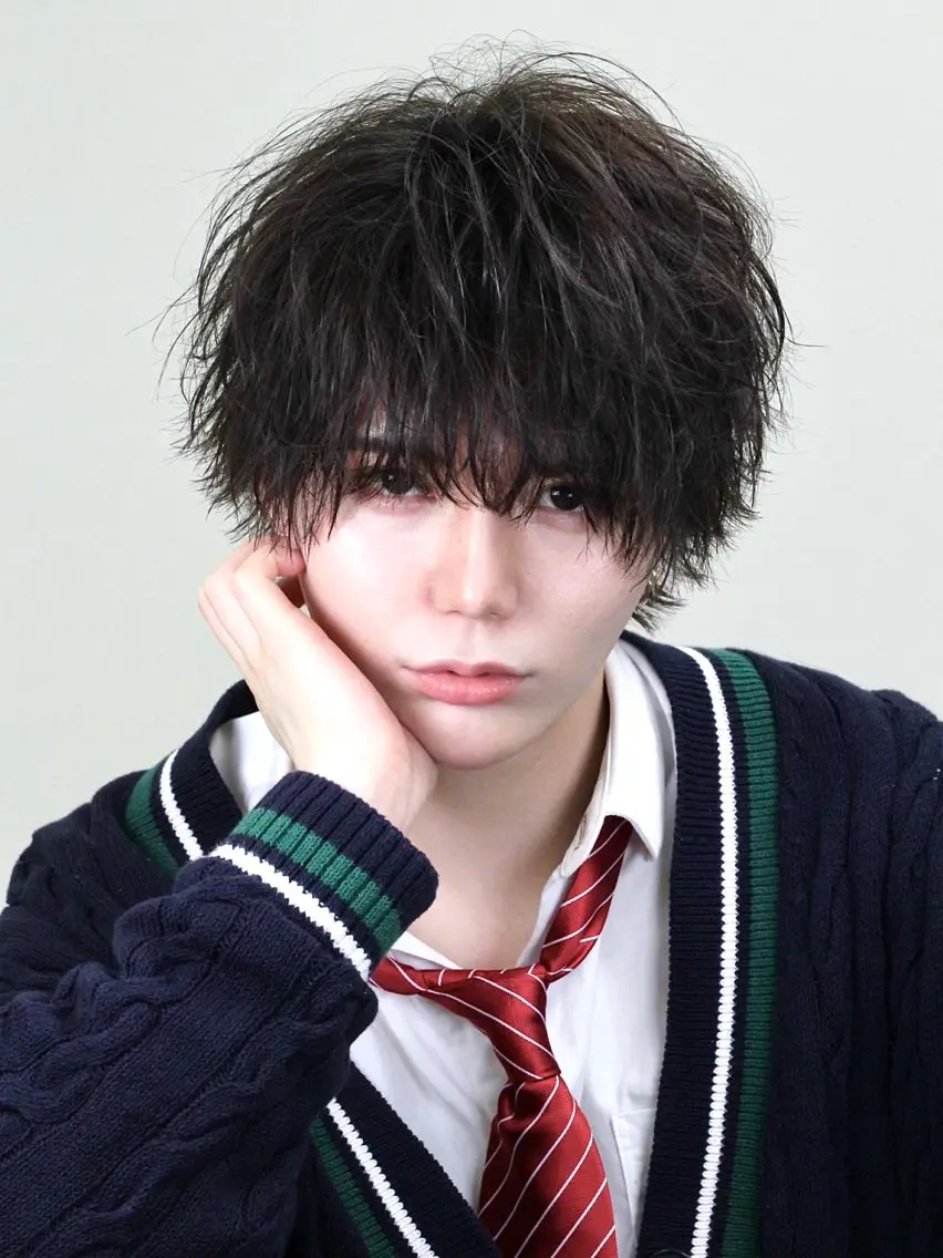 パーマ カット パーマ トリートメント 角戸 嵐のヘアスタイル