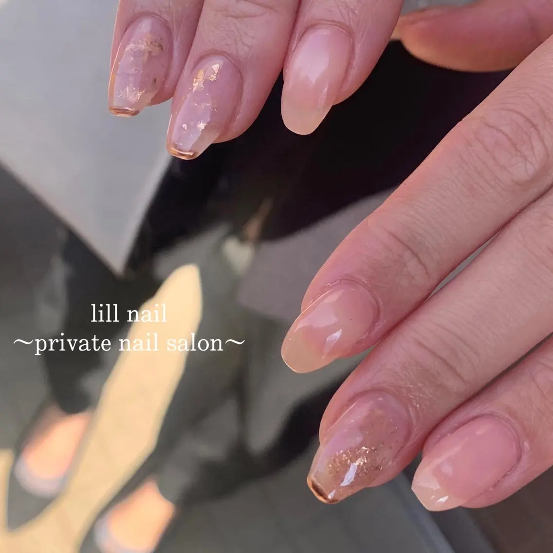 ミディアム pllia beautyのネイルデザイン