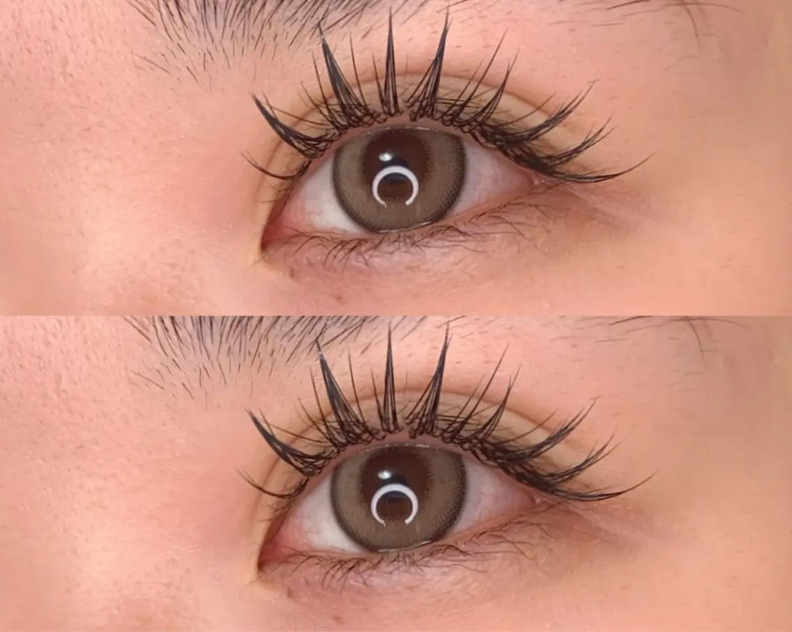 マツエク・マツパ 束感まつ毛 フラットラッシュ ワンホンマツエク Eyelash Salon IROのマツエク・マツパデザイン