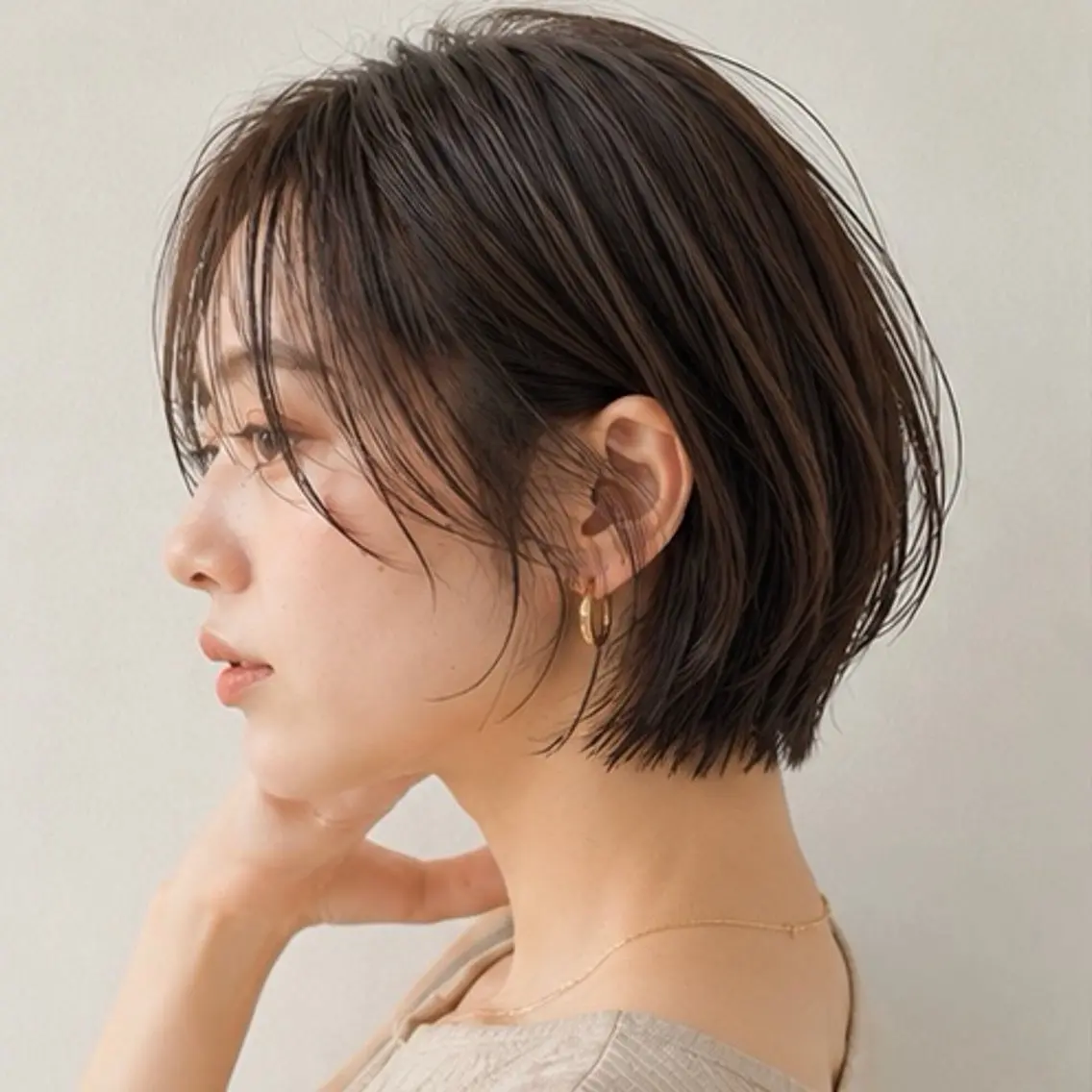 ショート カット ヘアカラー トリートメント カット特化 /BLUET/新宿のヘアスタイル