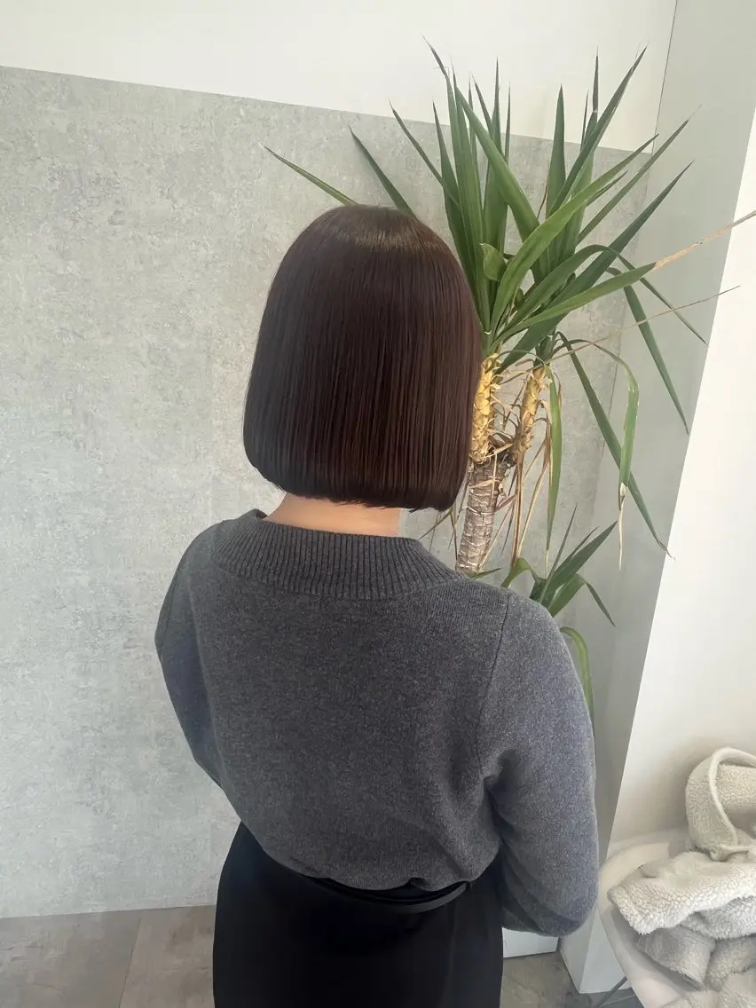 ミディアム 小石川 沙和奈のヘアスタイル