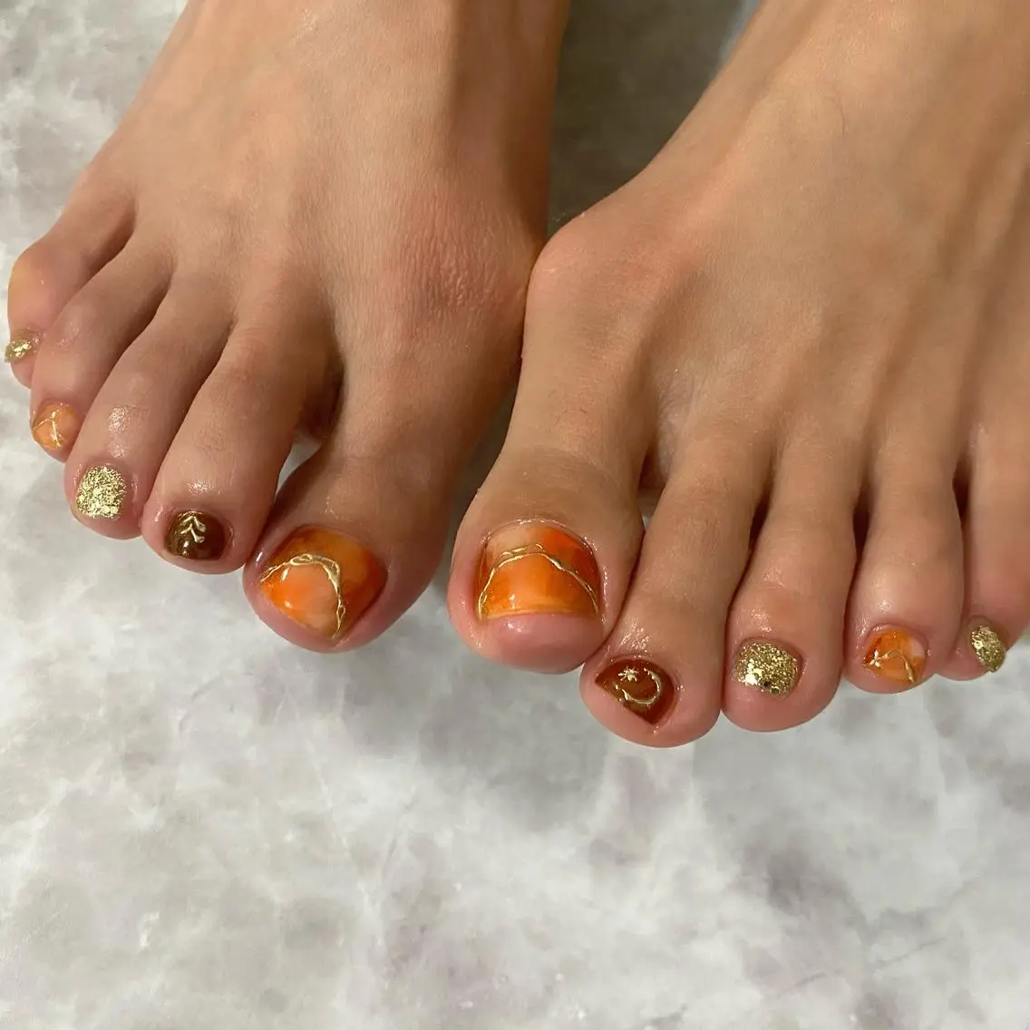 ネイル フットネイル kawaguchi yukiのネイルデザイン