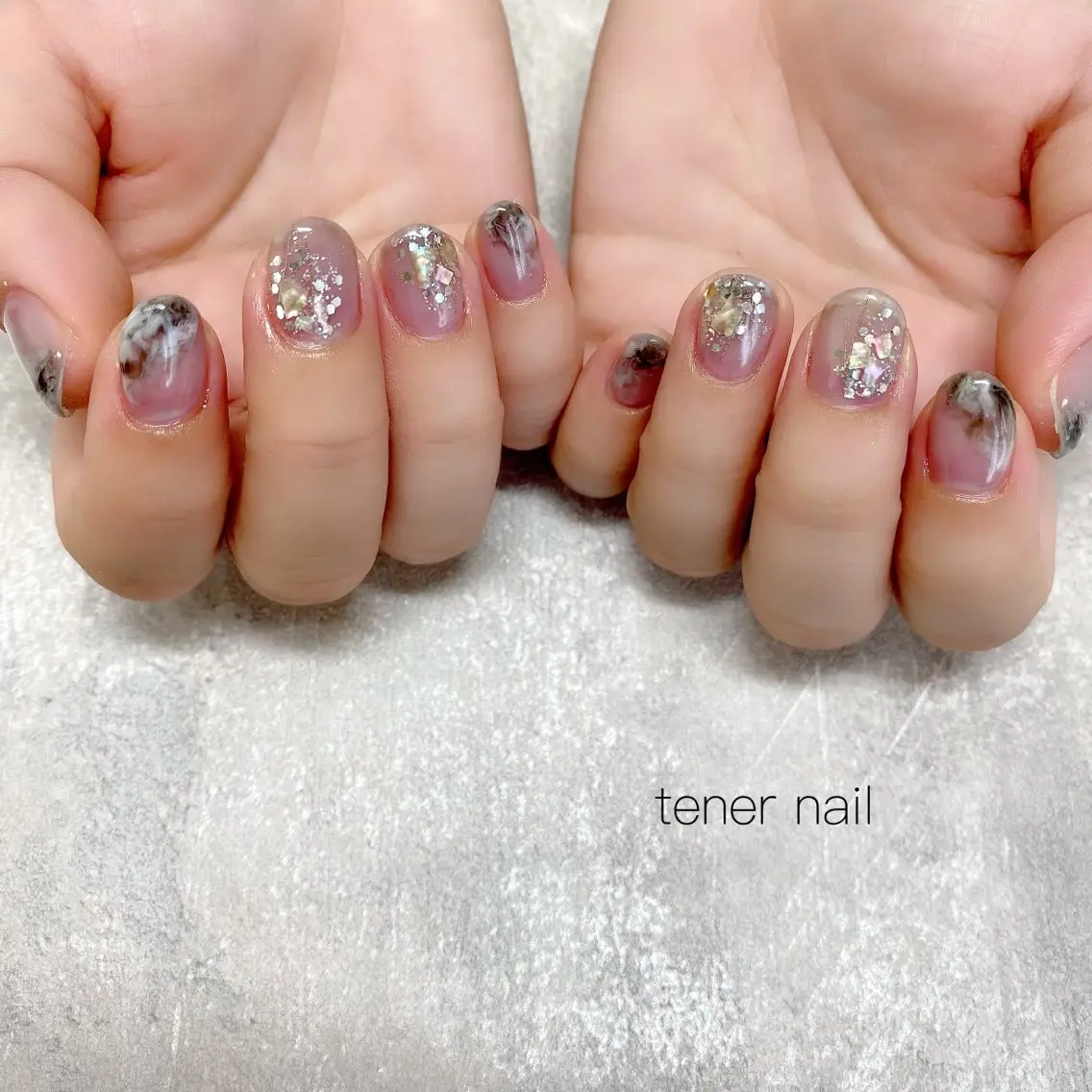 ネイル ニュアンスネイル テネルネイル tener nailのネイルデザイン