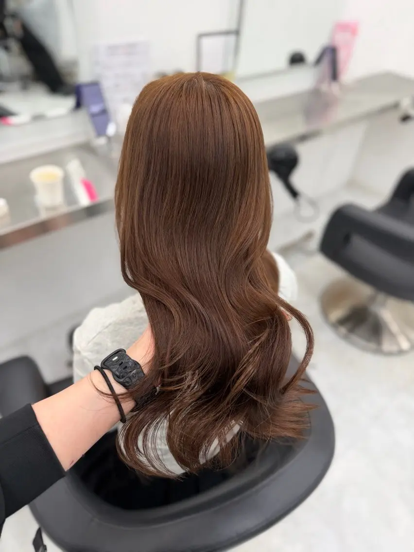 ロング カラー ヘアアレンジ ヘアカラー トリートメント ヘアセット 透明感カラー🎀艶髪 Anju/渋谷🎀のヘアスタイル