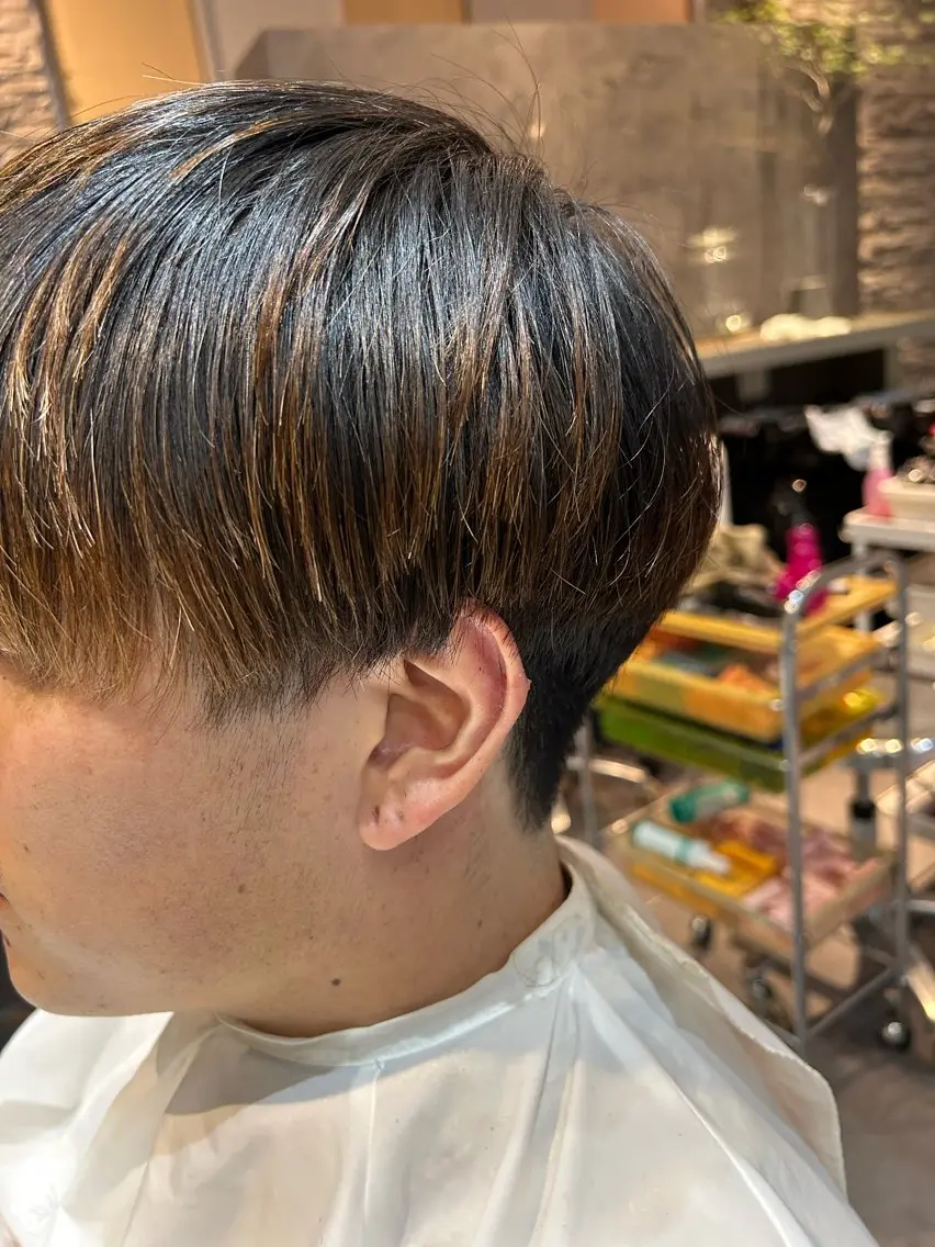 メンズ 塚腰 鳳生のヘアスタイル