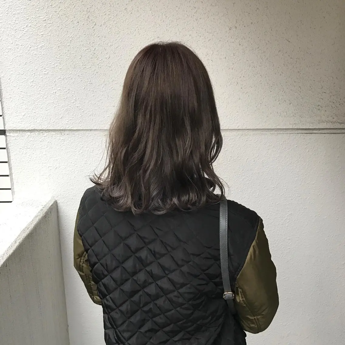 ミディアム カラー アッシュ ダブルカラー インナーカラー/天神 ブリーチ/吉田のヘアスタイル