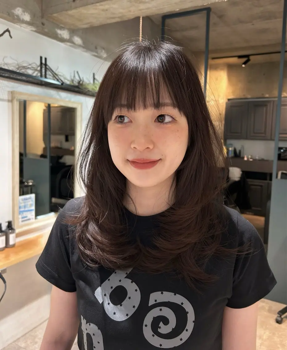 ロング レイヤーカット zestkalon ♡のヘアスタイル