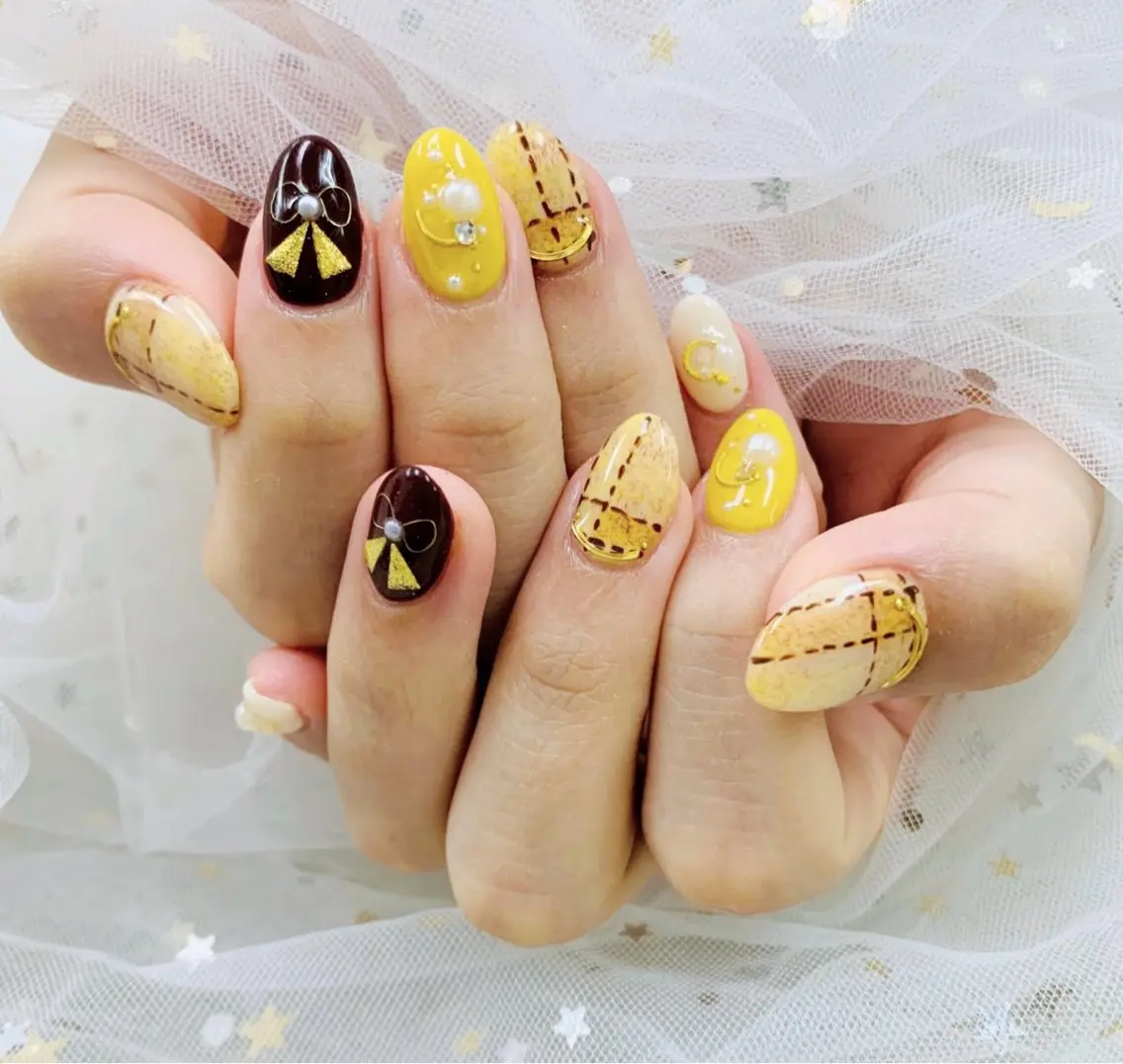 ネイル ハンドネイル ╹◡╹MimoEye lash🌻Nailのマツエク・マツパデザイン
