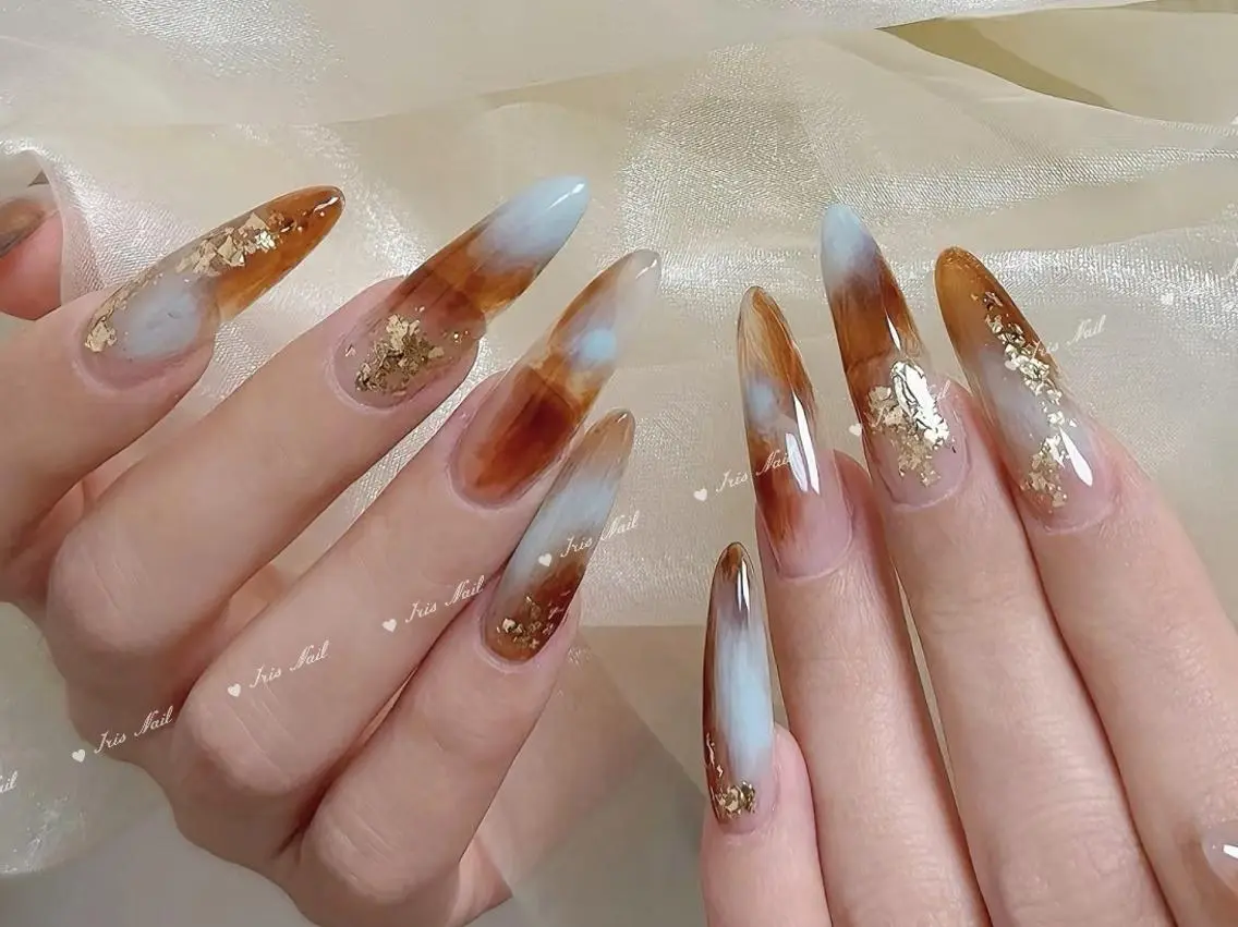 ネイル ニュアンスネイル ハンドネイル ハンドケア 🍒IRIS Nail🌸のネイルデザイン