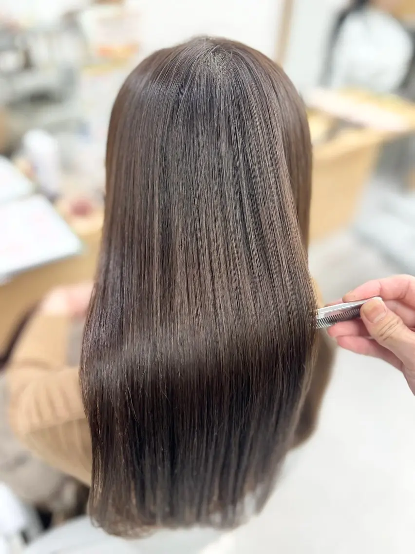 【天使の艶髪パーフェクトコース📗】カット+天使の艶髪カラー+TOKIO8stepトリートメントの写真
