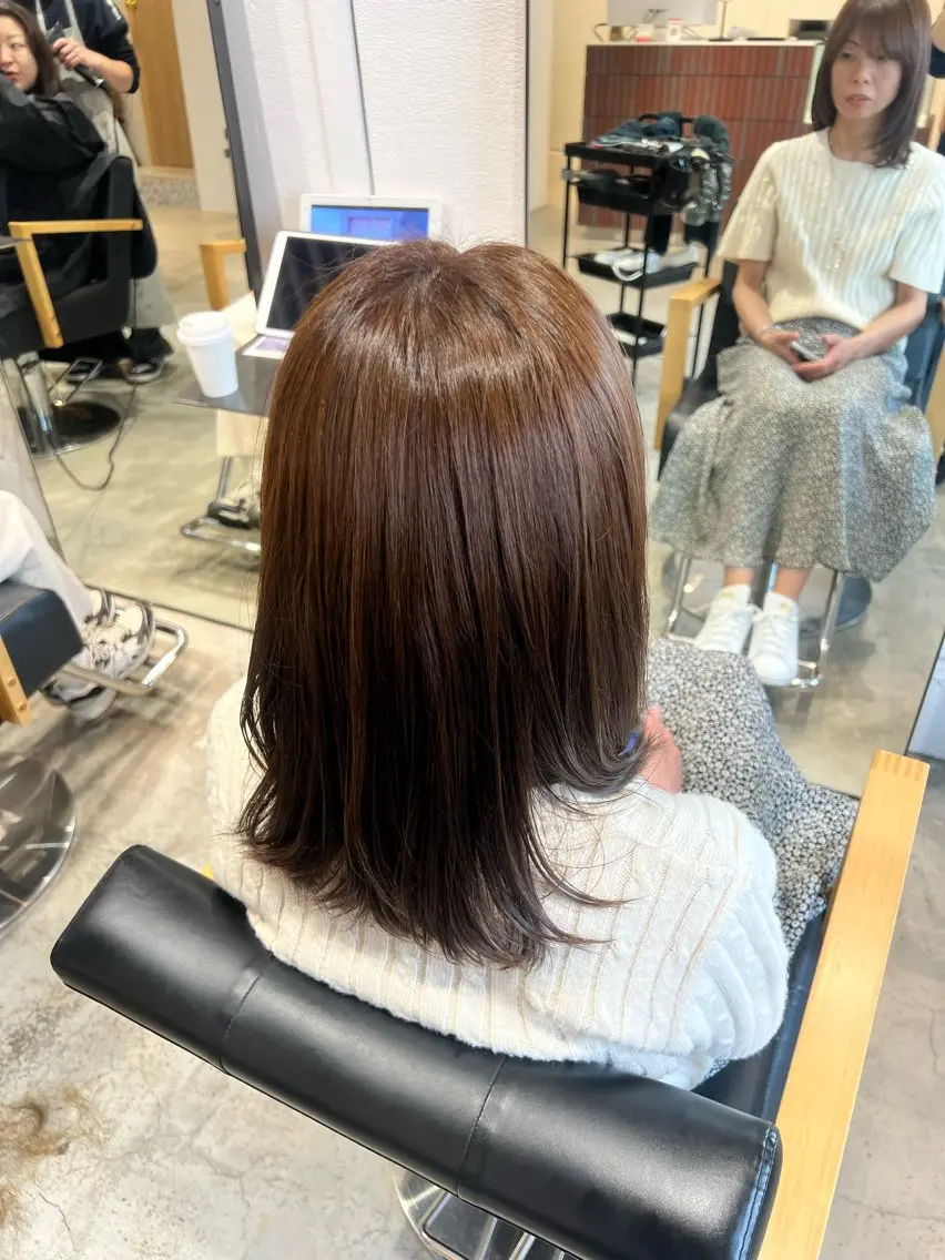 カラー カット ヘアカラー YUME/綱島 /レイヤーカットのヘアスタイル