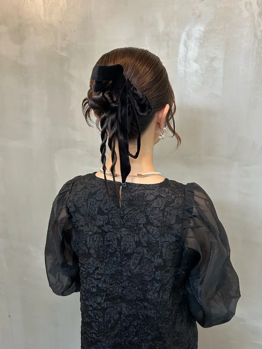 セミロング ヘアアレンジ umu. :)chisakiのヘアスタイル