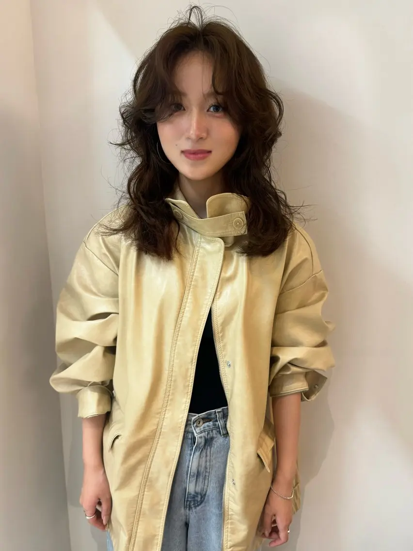 ミディアム ヘアカラー misa___boo MISAのヘアスタイル