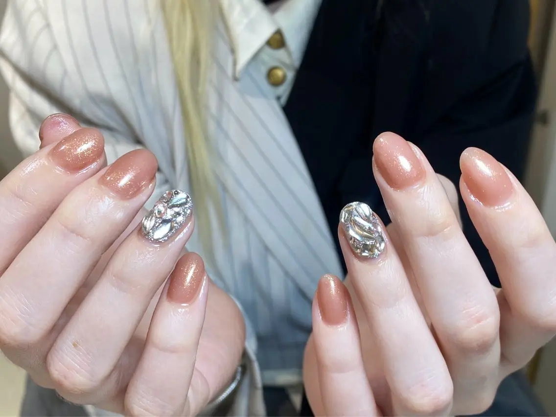 ネイル ハンドネイル Venus nail チップ長さだし専門店のネイルデザイン