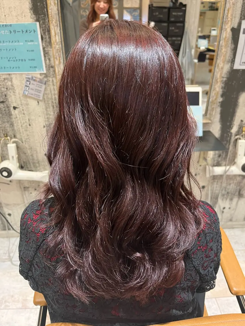カラー カット ヘアカラー 🩷ྀི暖色カラー 🫧ྀིススマゴチヨのヘアスタイル