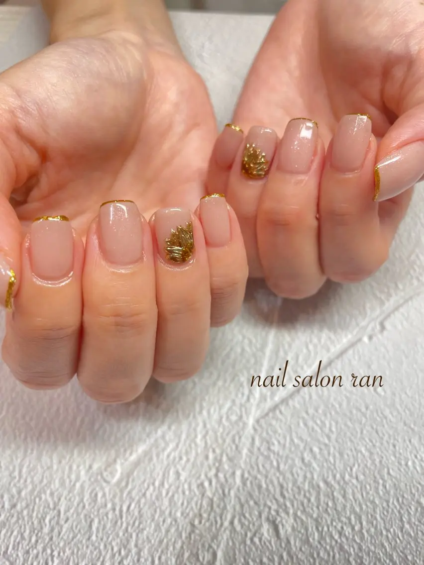 ネイル ジェルネイル パラジェル ハンドネイル ハンドケア nailsalon ranのネイルデザイン