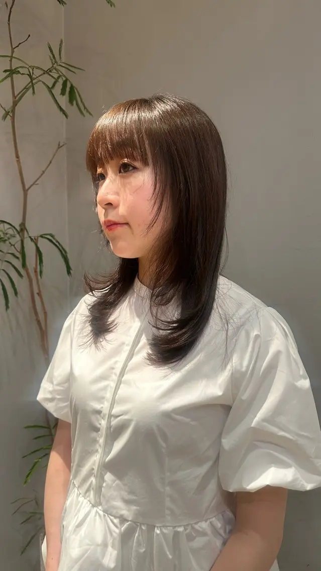 ミディアム ショートカットパー マ🫧kotoneのヘアスタイル