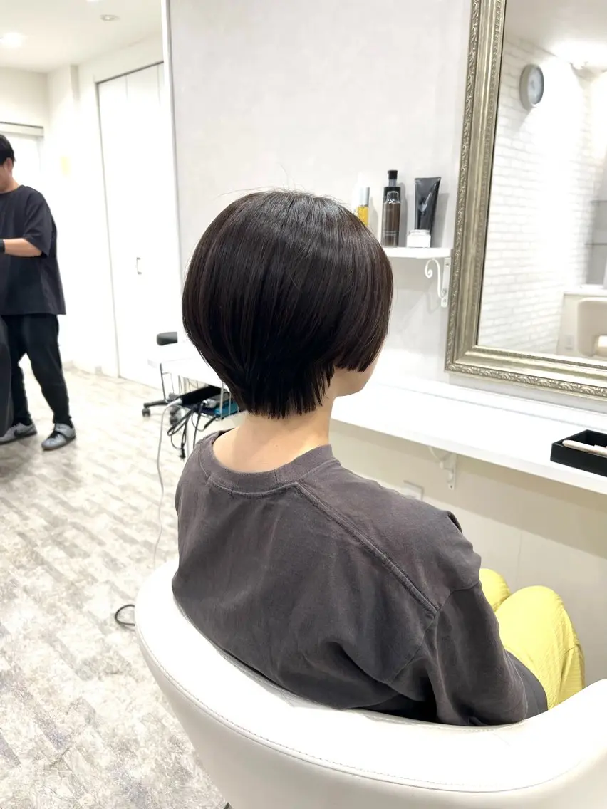 ショート カラー カット ヘアカラー トリートメント 脱・パサつき髪/小塚 美容室難民の方はぜひのヘアスタイル