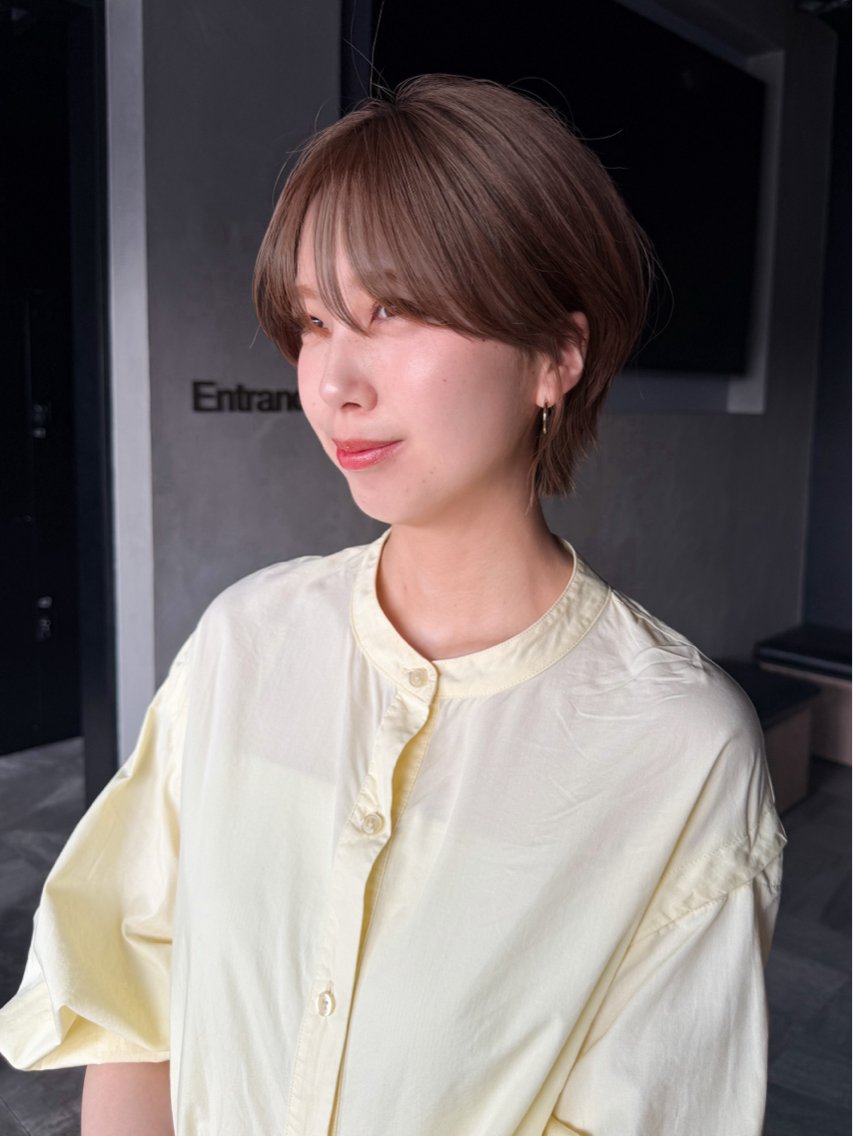 ショート 顔周り✂️レイヤー/ 髪質改善/ユウマのヘアスタイル