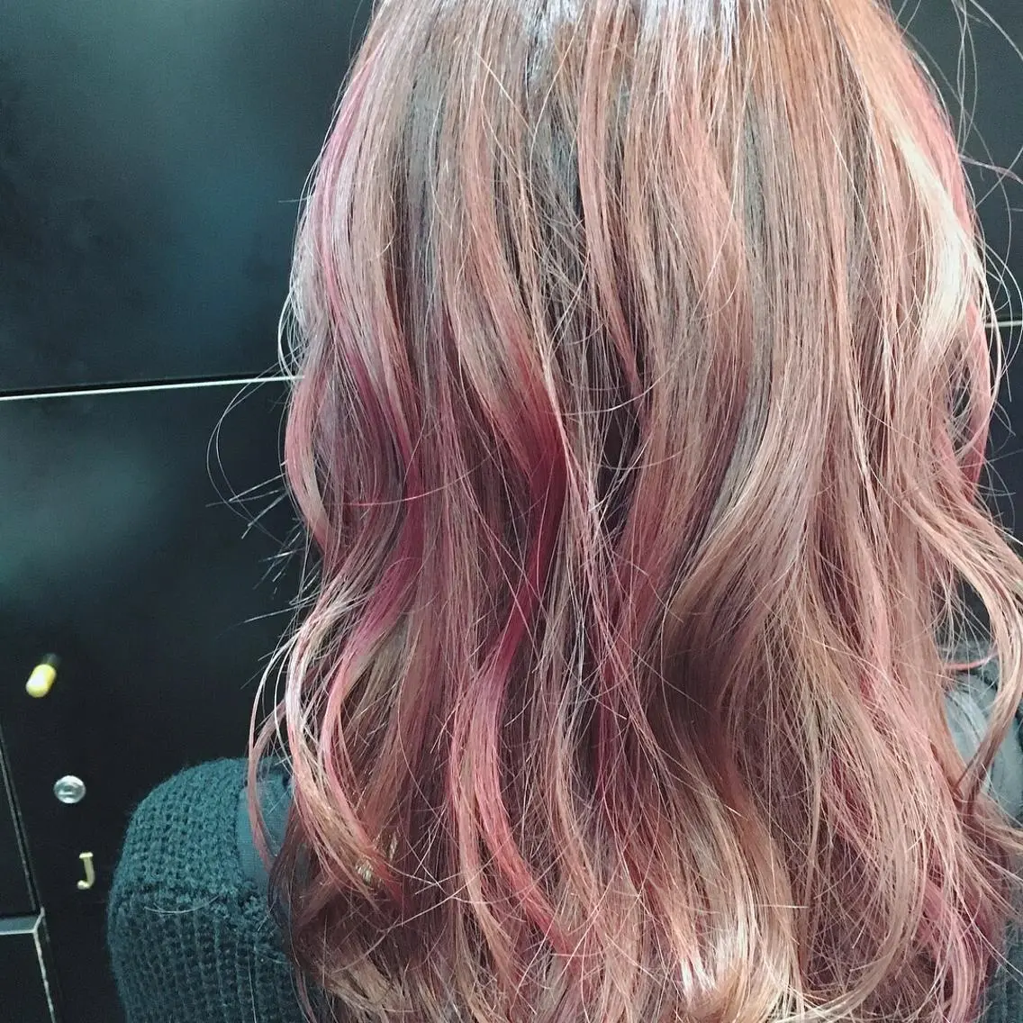 セミロング カラー ピンクカラー 透明感韓国ヘア♡ みつきのヘアスタイル