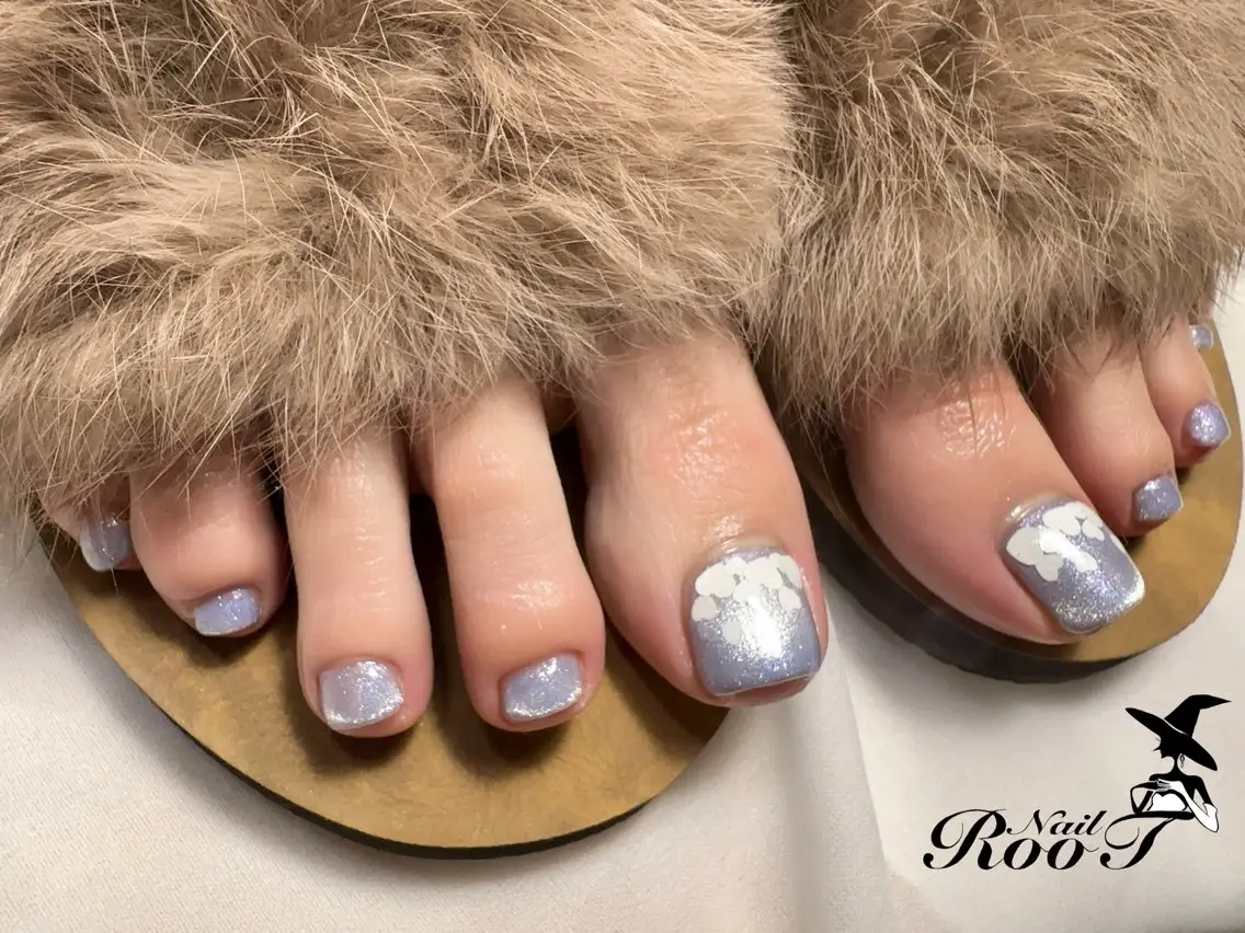 ネイル マグネットネイル フットネイル RooT Nailのネイルデザイン