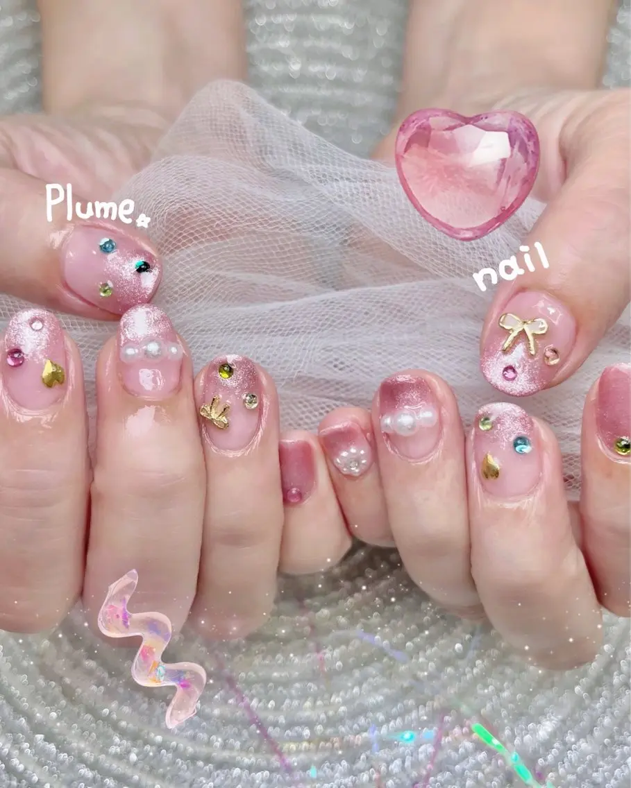 ネイル ハンドネイル plume nail ☆韓国ネイルのネイルデザイン