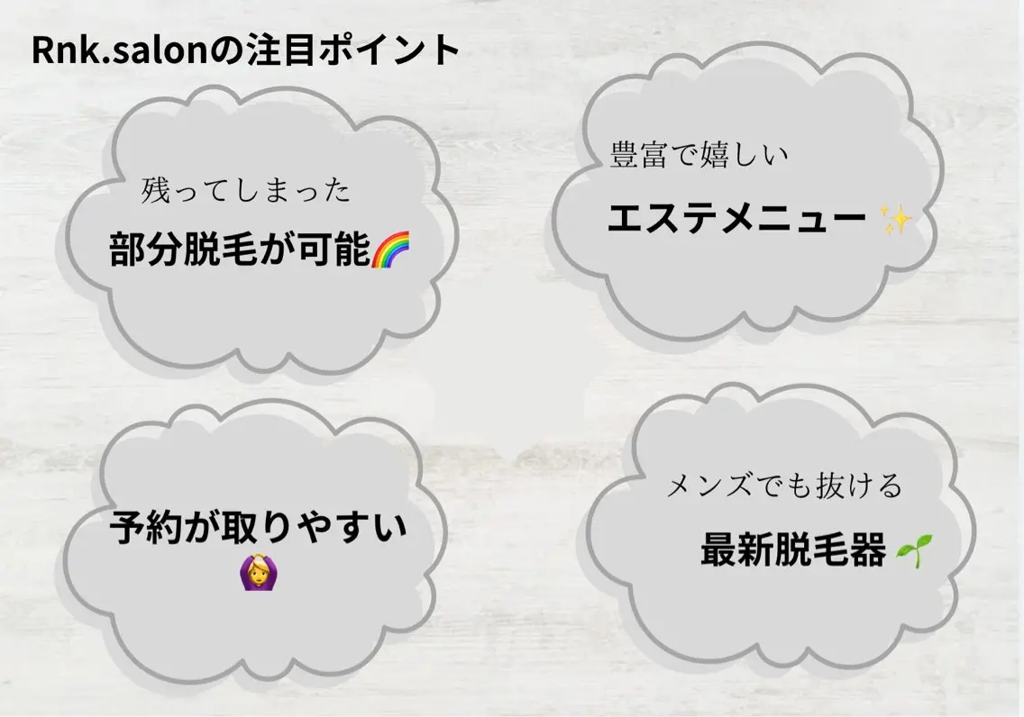 メンズ&レディース Rnk.salonのその他イメージ