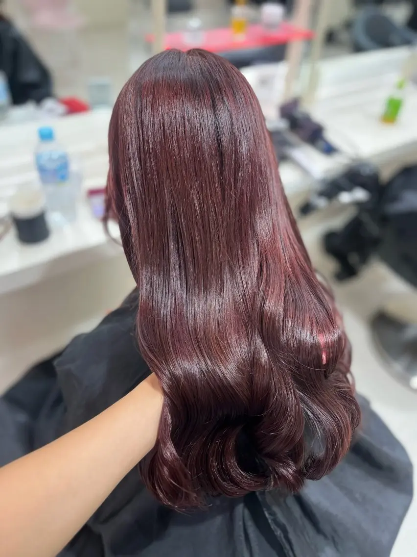 ロング Ma2Ri /ゆるふわ暖色カラーのヘアスタイル