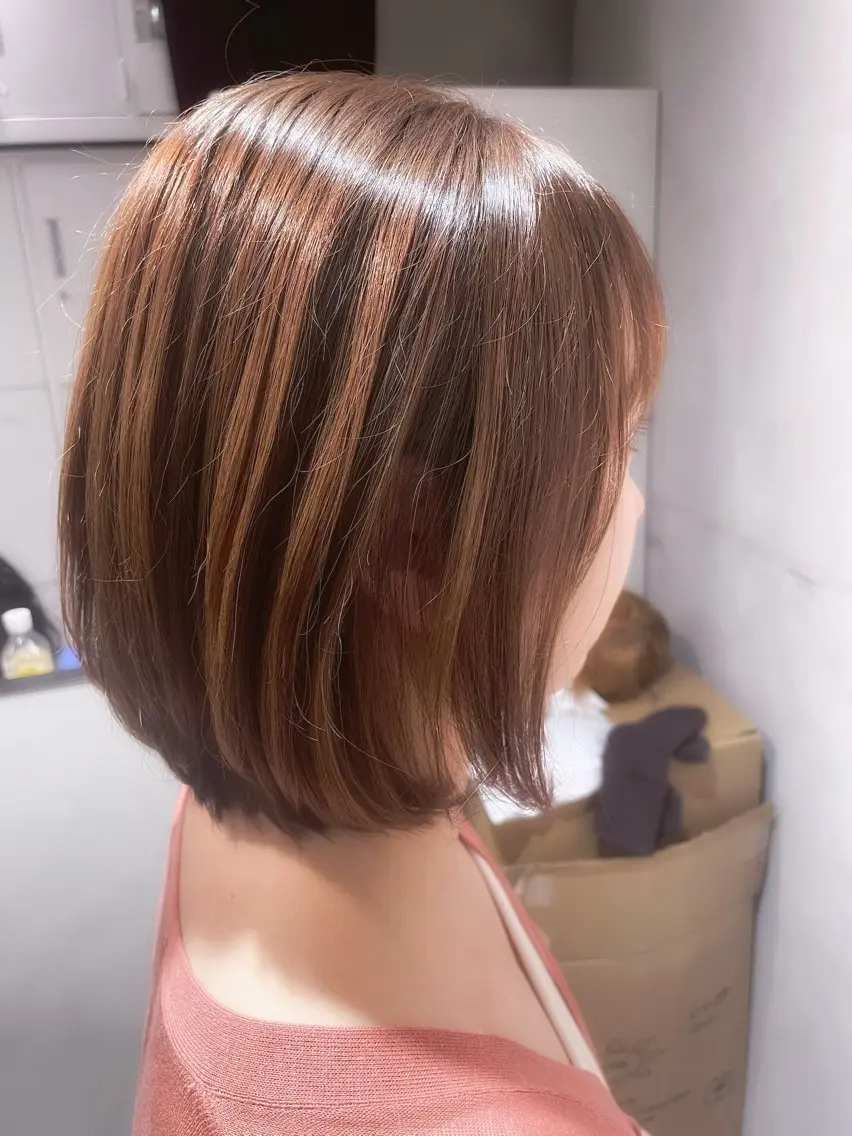 ショート ボブ カット mitchy モデル様募集中♪のヘアスタイル