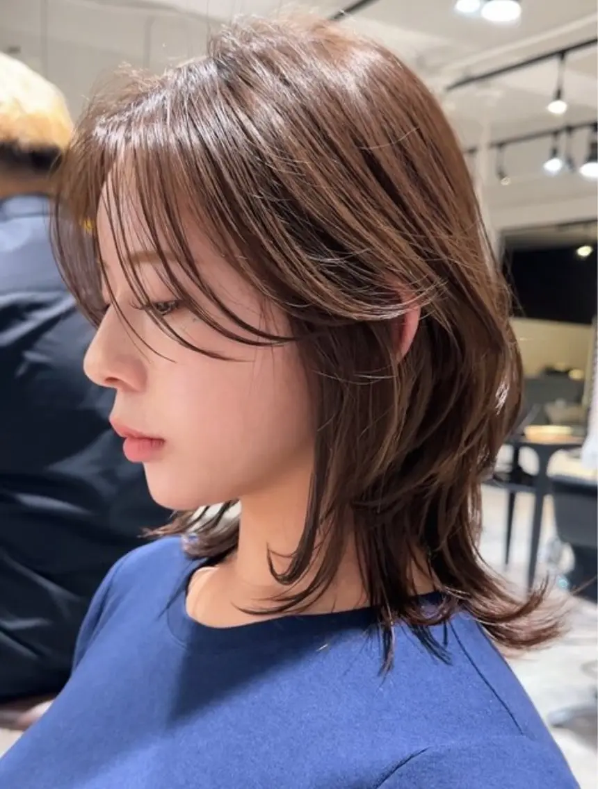ミディアム 中尾 碧斗のヘアスタイル