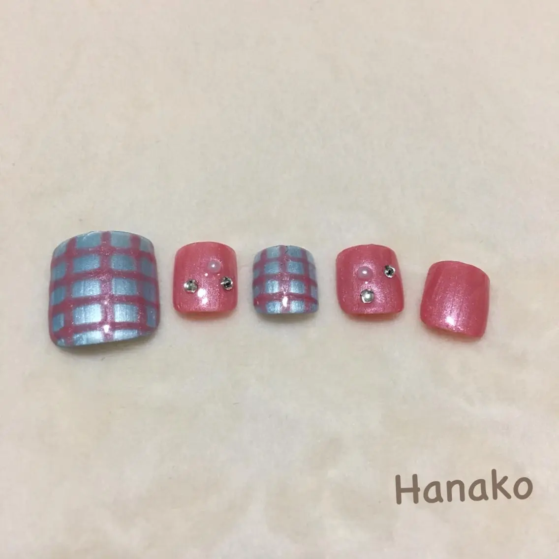 ネイル フットネイル お絵描きネイル Hanakoのネイルデザイン