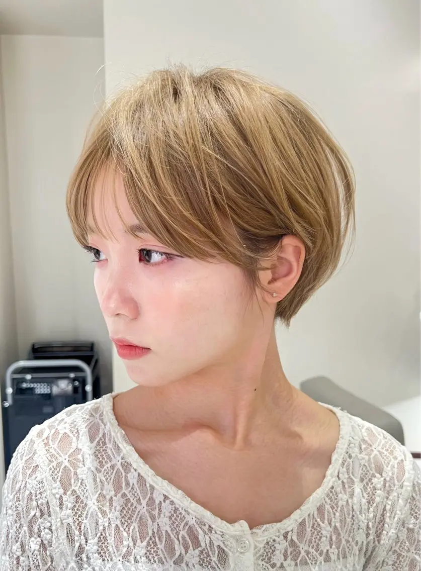 ショート カット ヘアカラー 縮毛矯正 トリートメント ヘッドスパ/縮毛矯正 /横山陸人のヘアスタイル