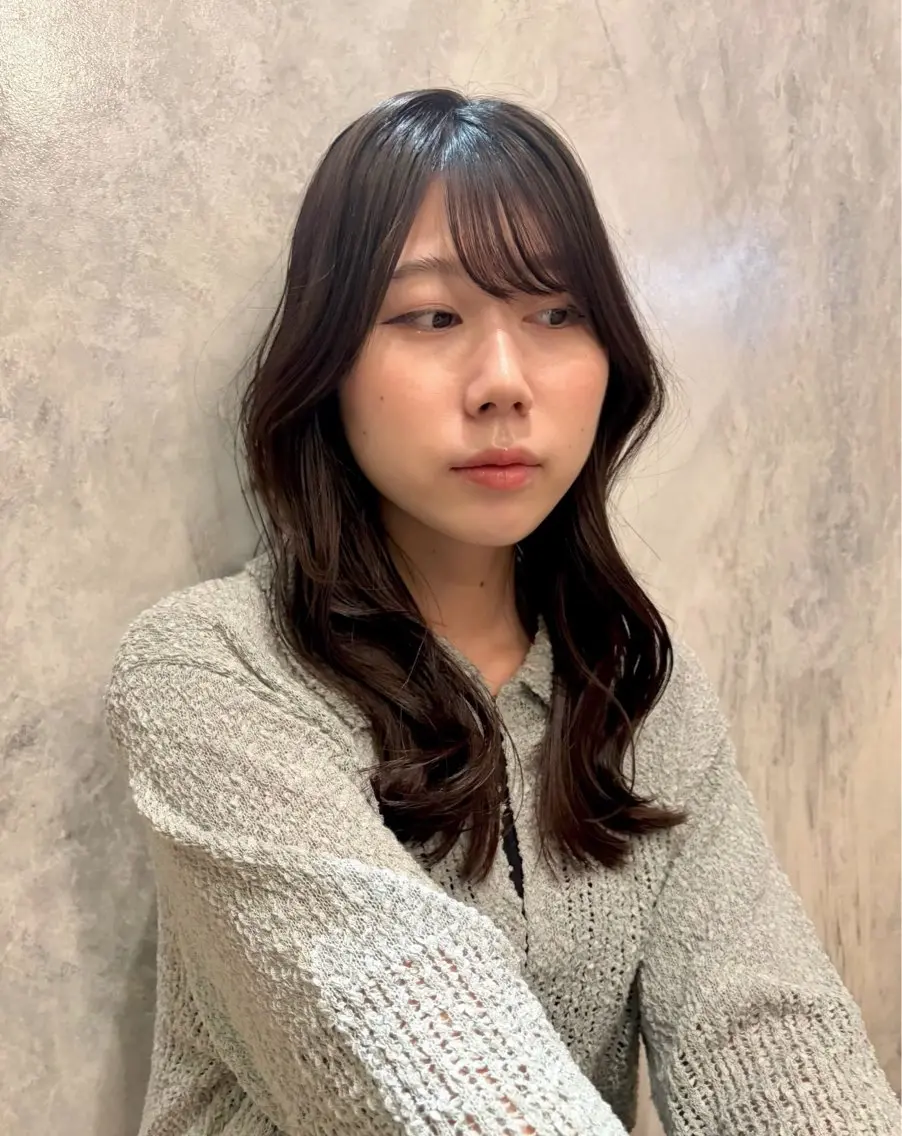 カラー ブラウンカラー 清水 璃央のヘアスタイル